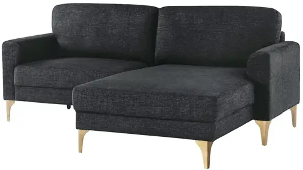 Studio Living Sectional Sofa - Black