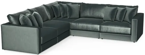 Brynn Pine 5-Piece Sectional