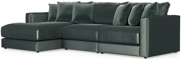 Brynn Pine 3-Piece Sectional with Left Arm Facing Chaise