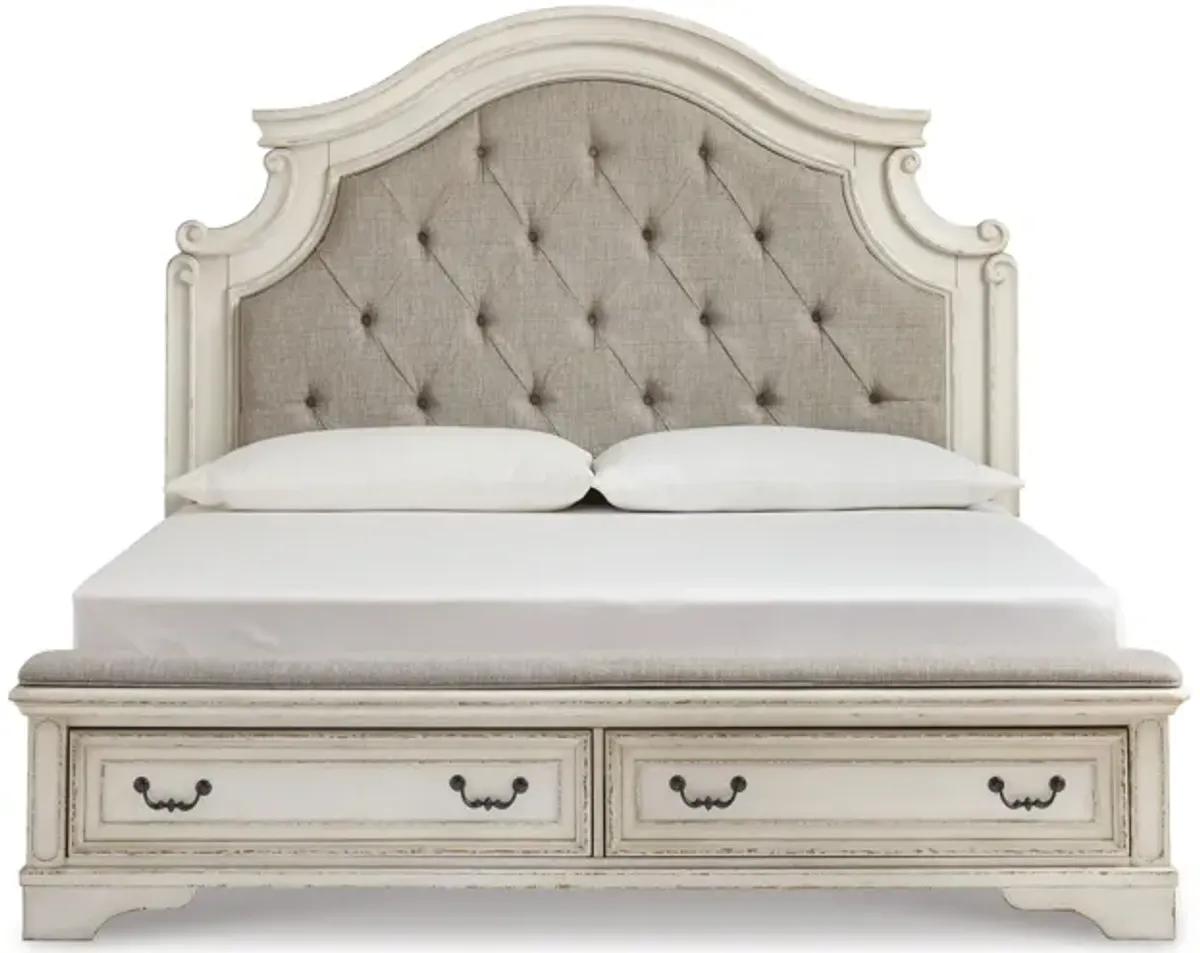 Realyn Queen Upholstered Storage Bed