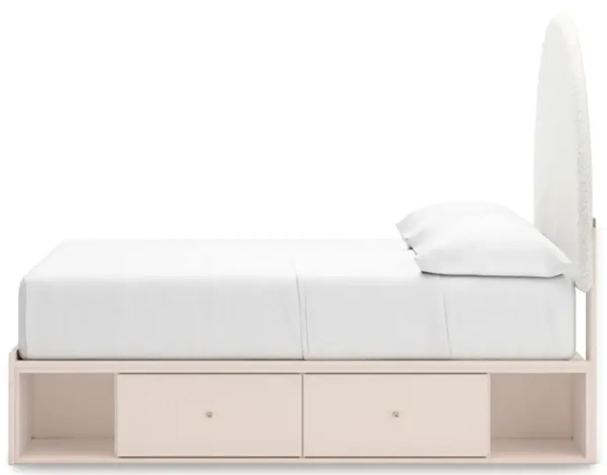 Wistenpine Full Upholstered Panel Bed with Storage