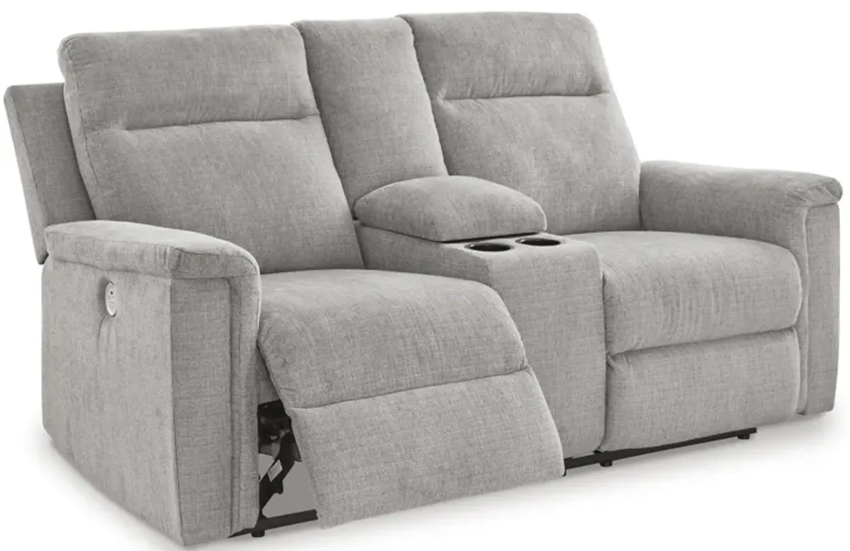 Barnsana Power Reclining Loveseat with Console