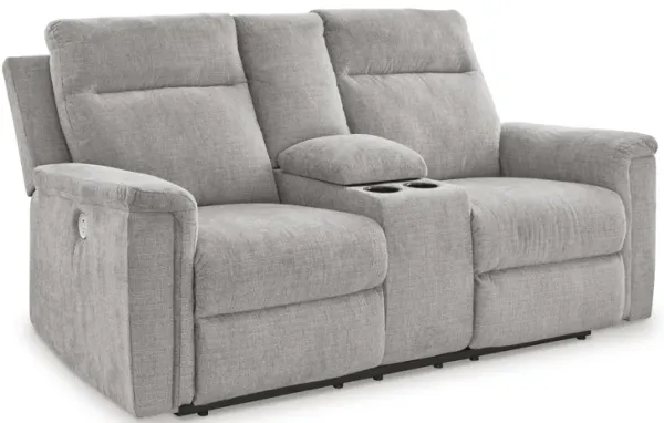 Barnsana Power Reclining Loveseat with Console