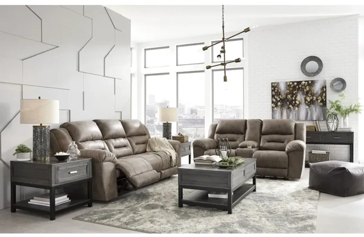 Stoneland Reclining Loveseat with Console