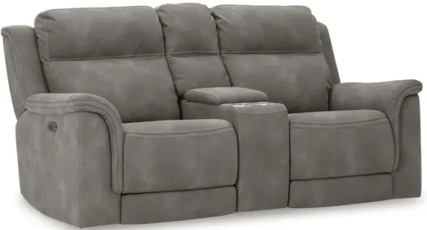 Next-Gen DuraPella Power Reclining Loveseat with Console