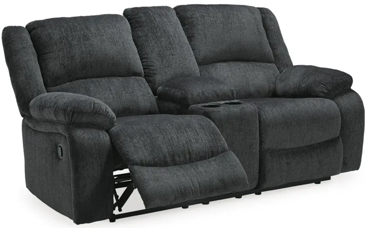 Draycoll Reclining Loveseat with Console