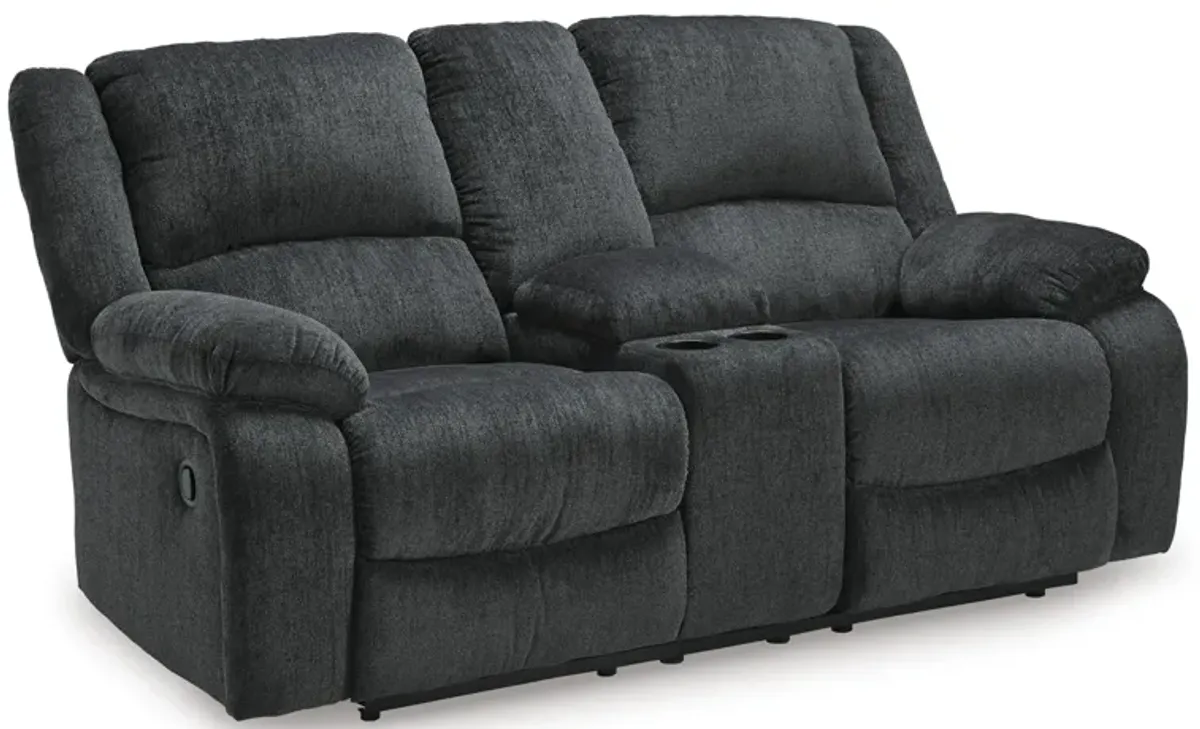Draycoll Reclining Loveseat with Console