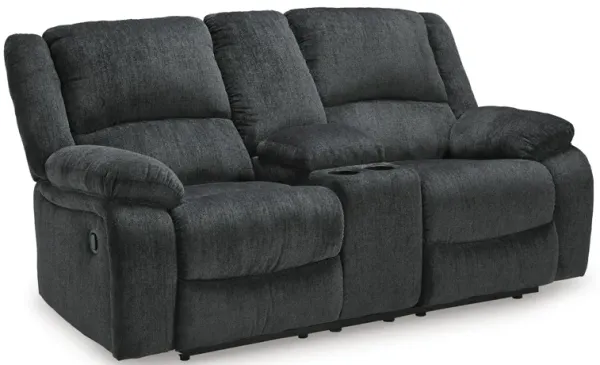 Draycoll Reclining Loveseat with Console