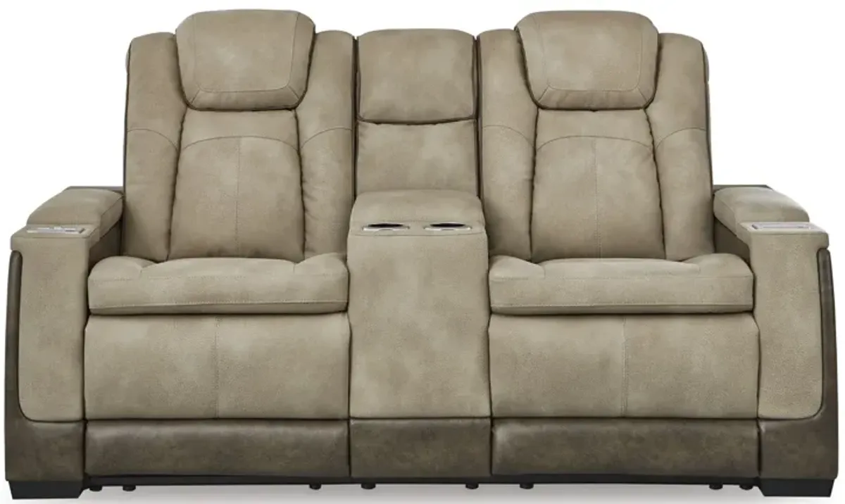Next-Gen DuraPella Power Reclining Loveseat with Console