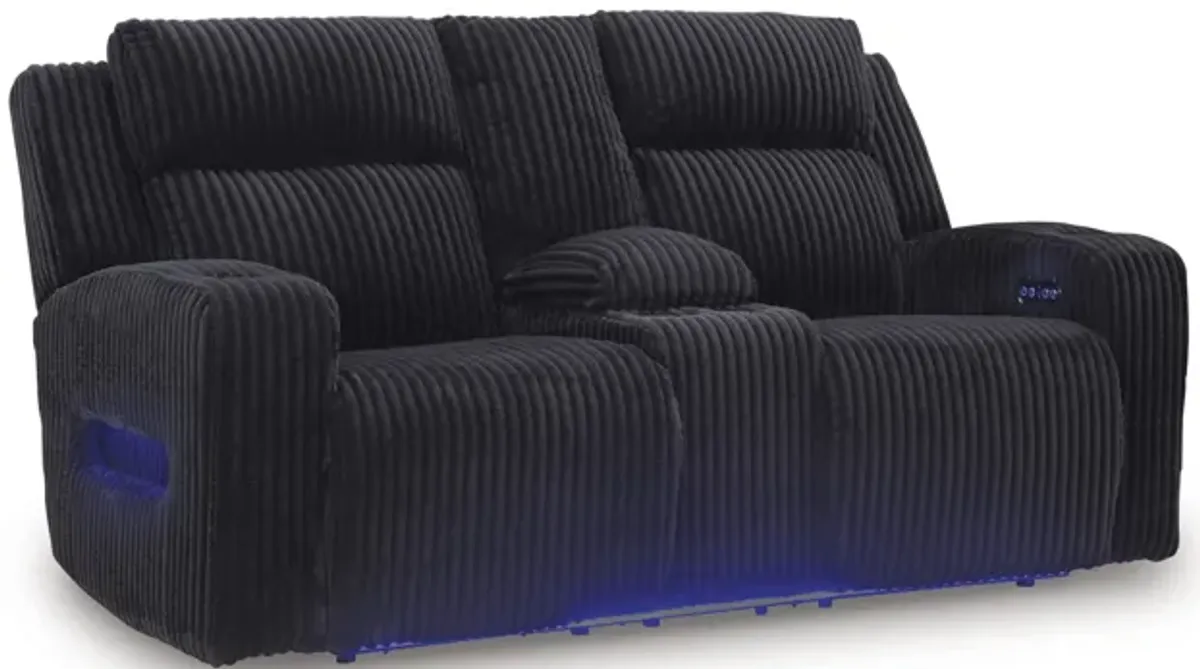 Forest Lake Power Reclining Loveseat with Console