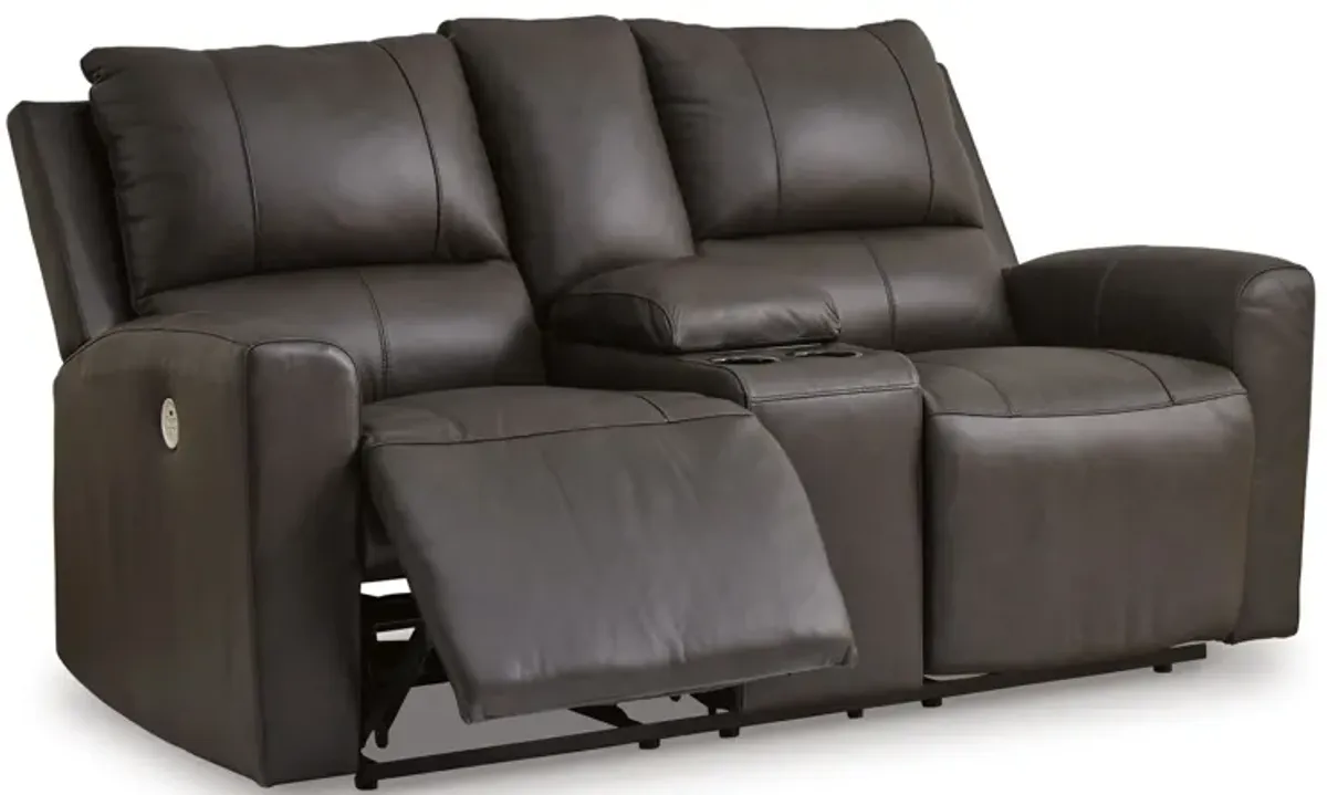 Boxmere Power Reclining Loveseat with Console