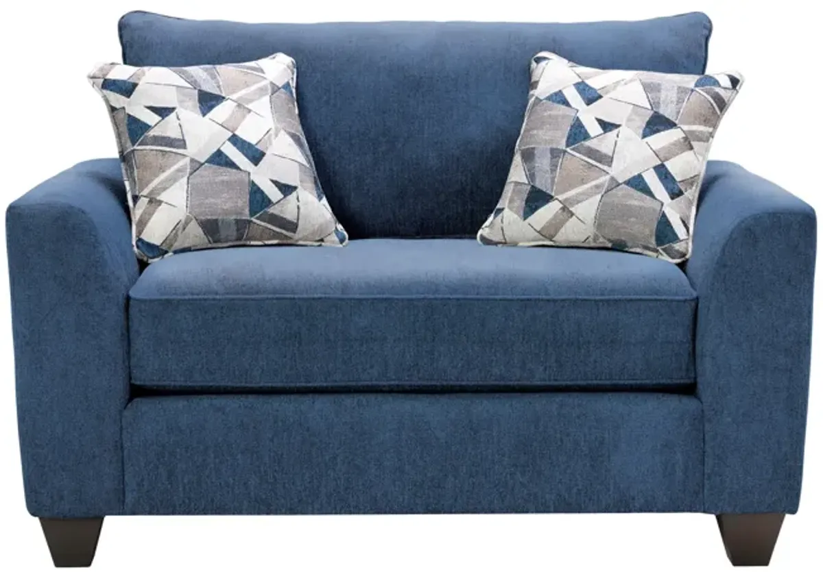 Capri Navy Chair and a 1/2