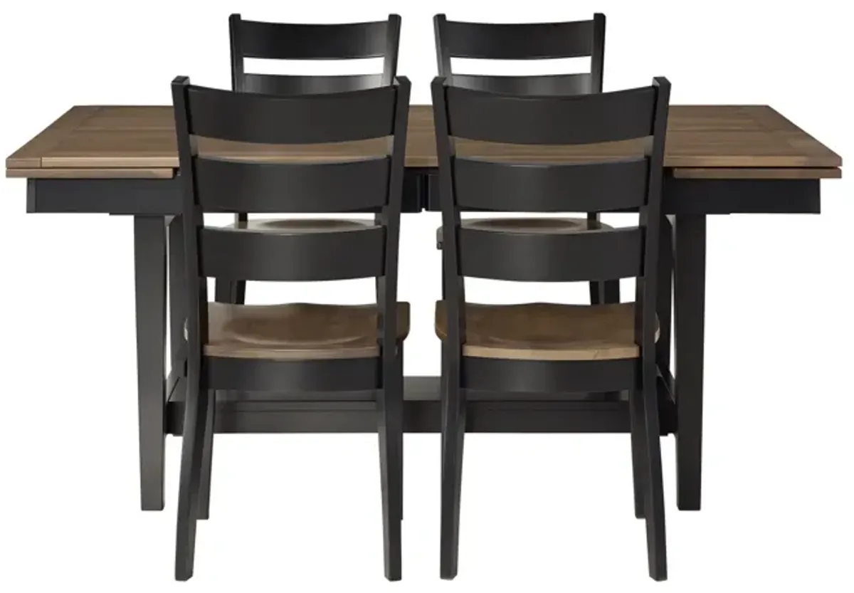 Christopher Extendable Table + 4 Chairs