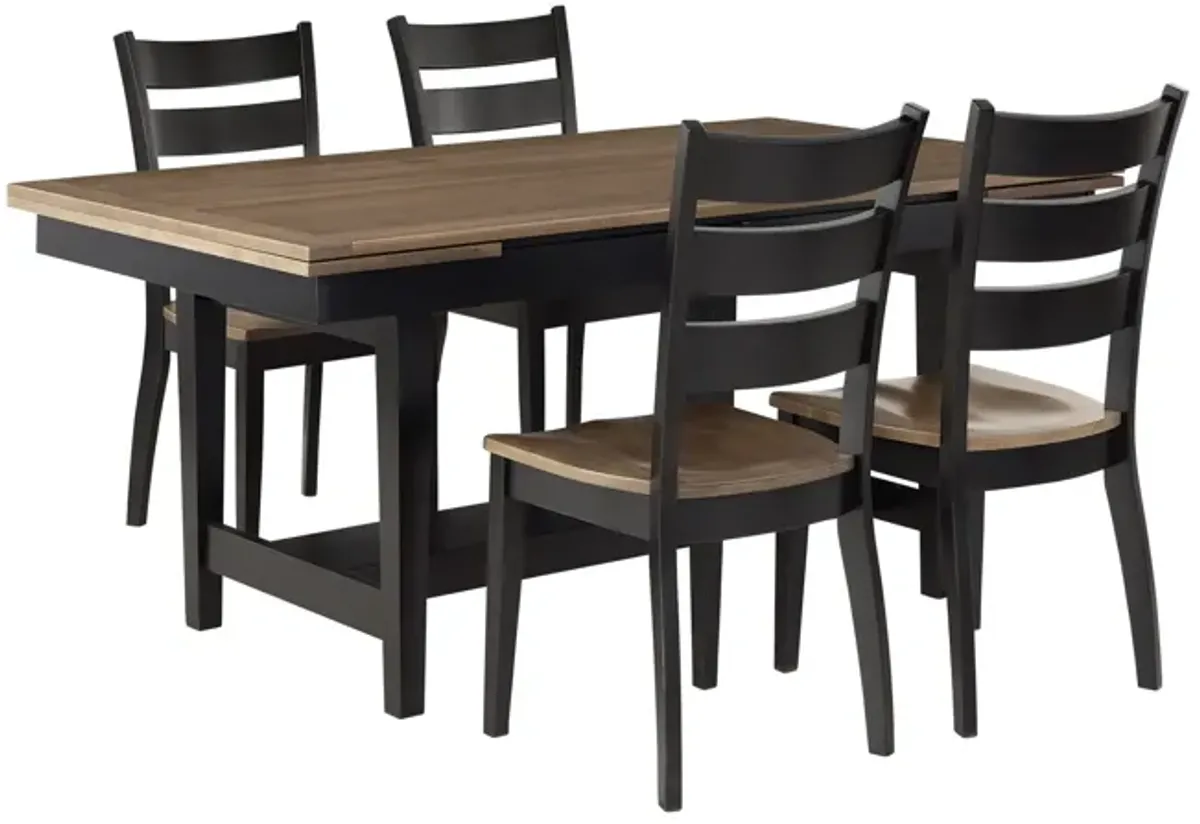 Christopher Extendable Table + 4 Chairs