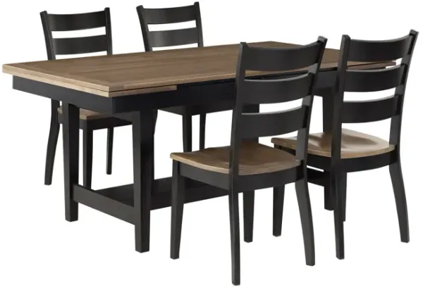 Christopher Extendable Table + 4 Chairs