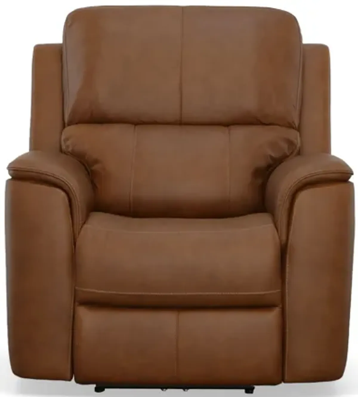 Oliver Caramel Leather Triple Power Recliner