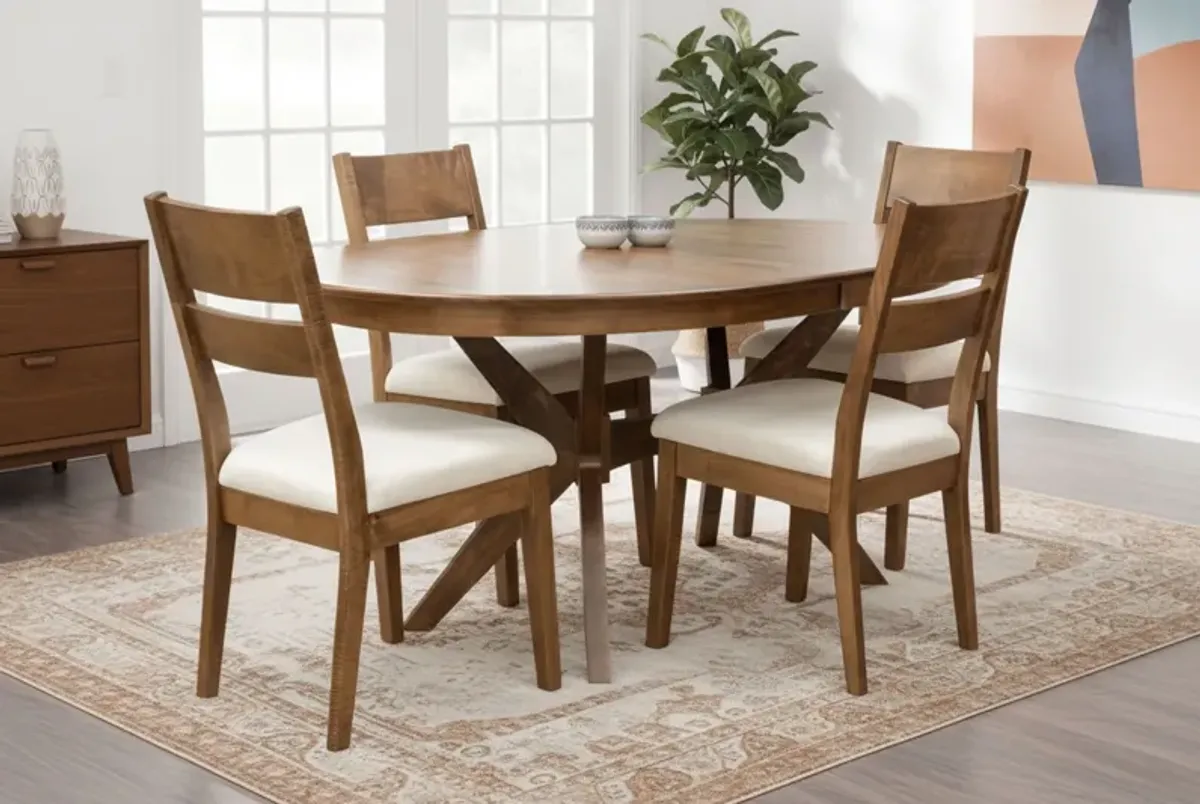 Paramour Extendable Table + 4 Chairs