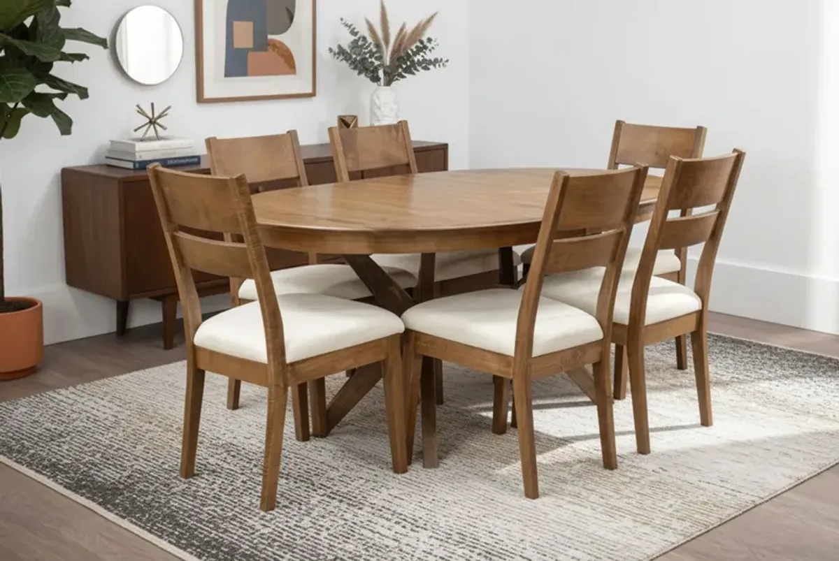 Paramour Extendable Table + 6 Chairs