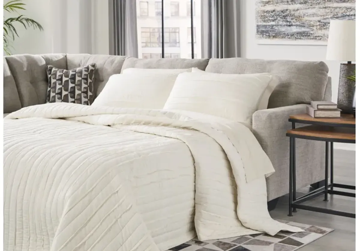 Mahoney Pebble 2-Piece Sleeper Sectional with Chaise