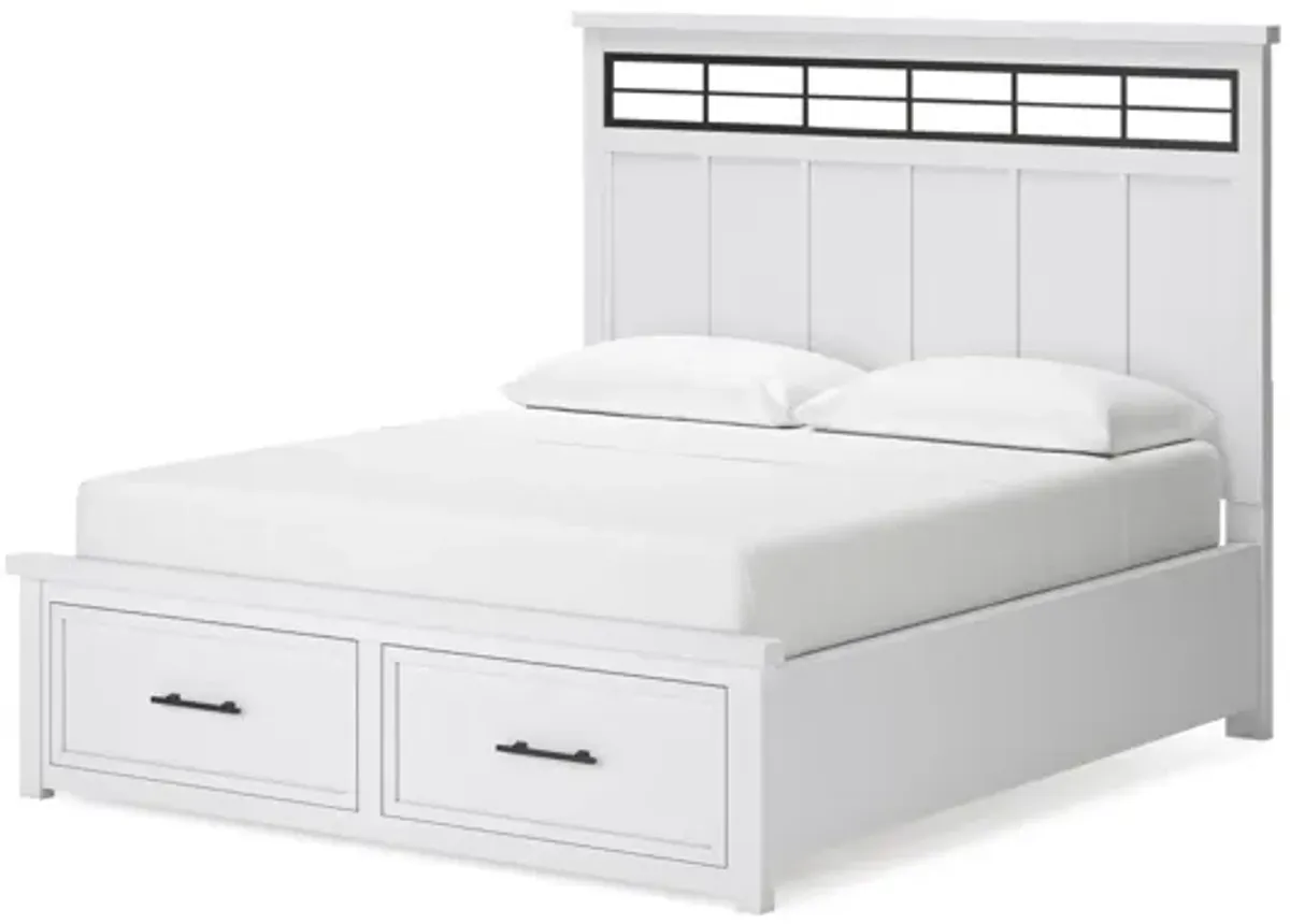 Ashbryn California King Panel Storage Bed