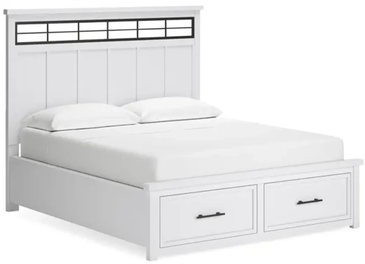Ashbryn California King Panel Storage Bed