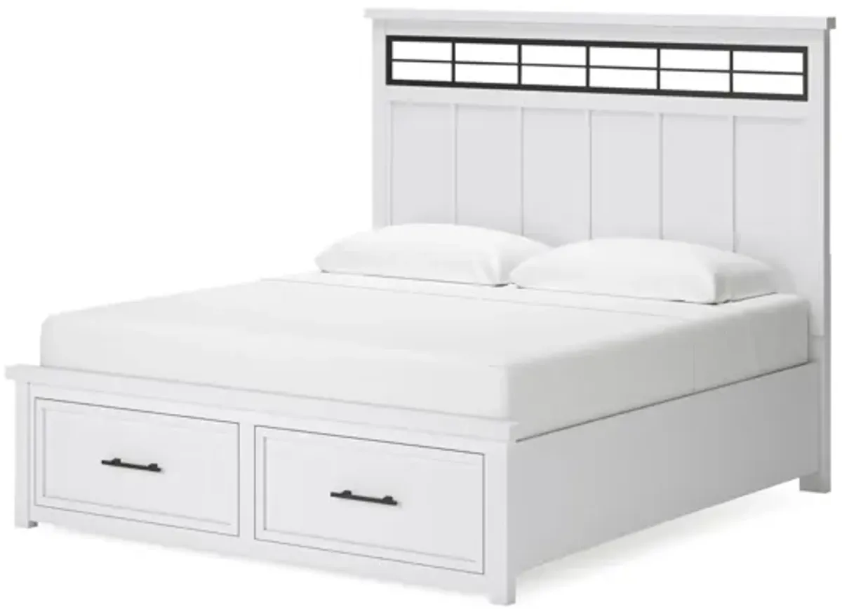 Ashbryn King Panel Storage Bed