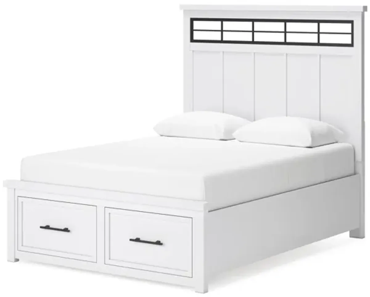 Ashbryn Queen Panel Storage Bed