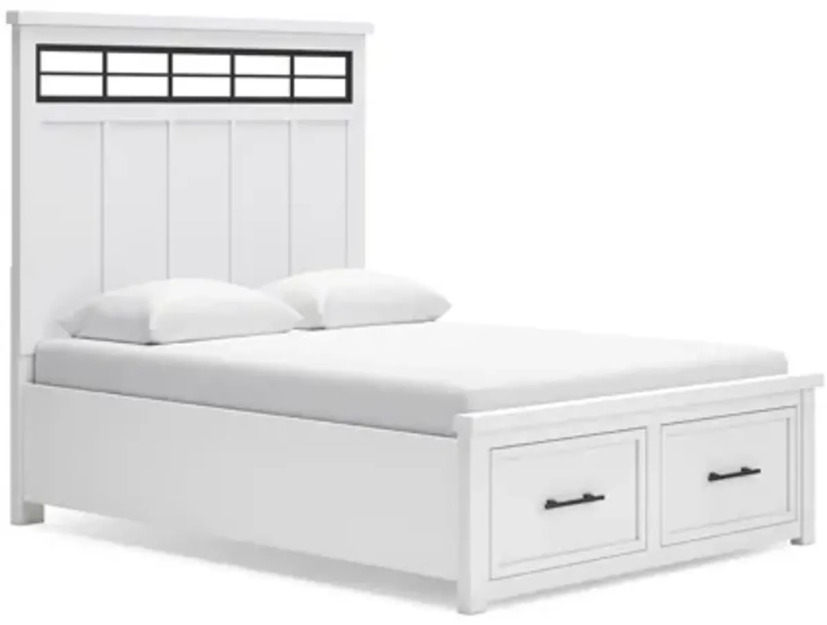 Ashbryn Queen Panel Storage Bed