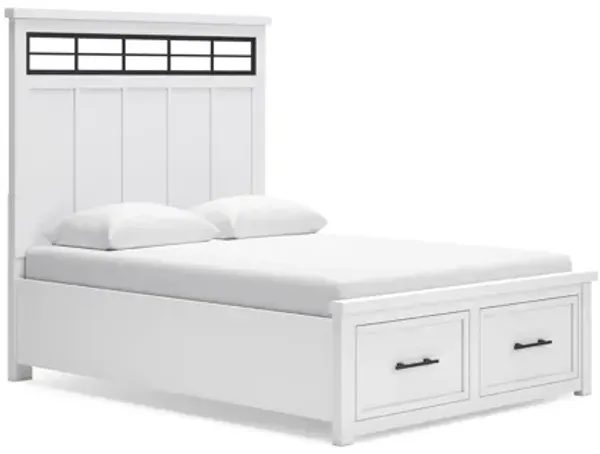 Ashbryn Queen Panel Storage Bed