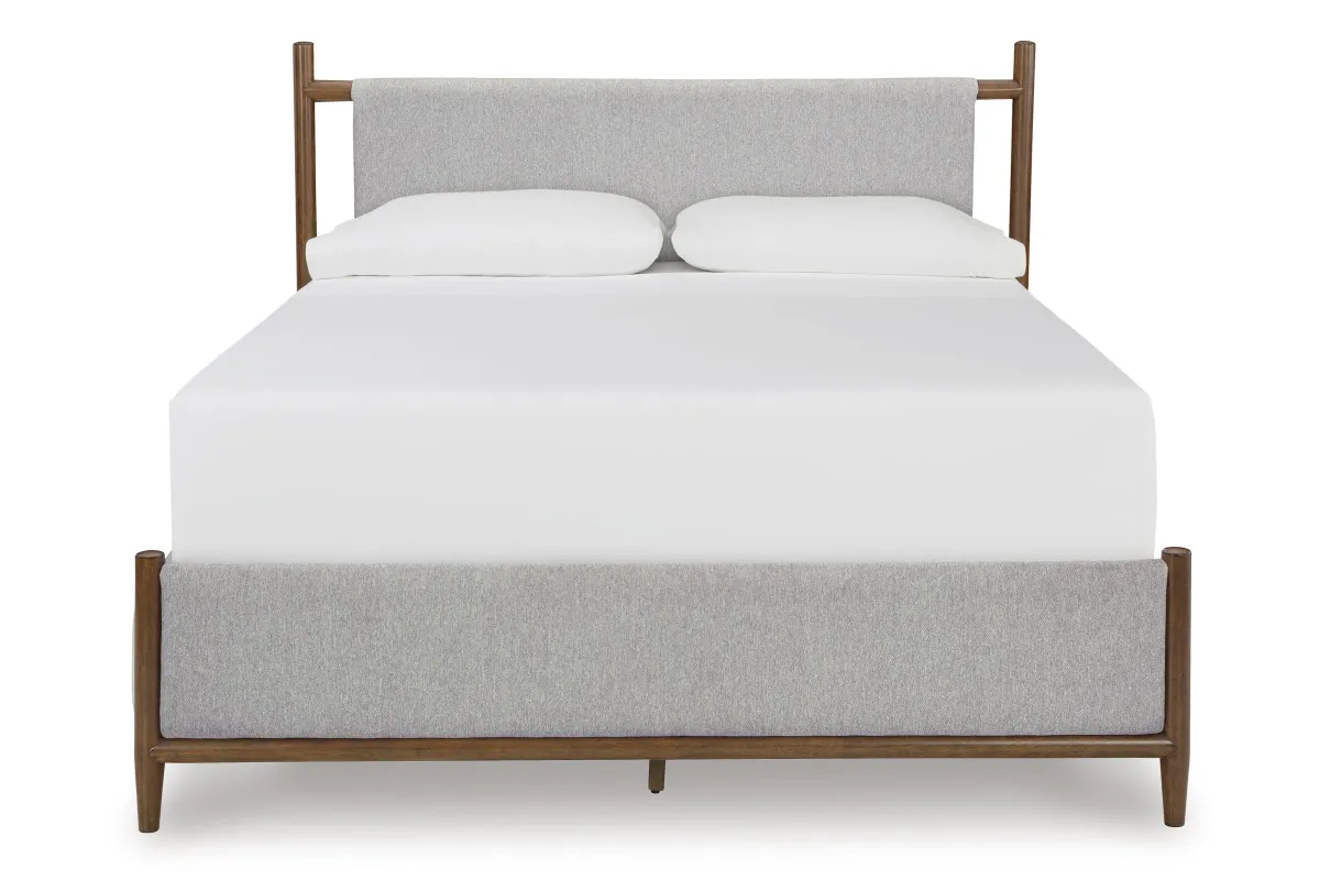 Lyncott Queen Upholstered Panel Bed