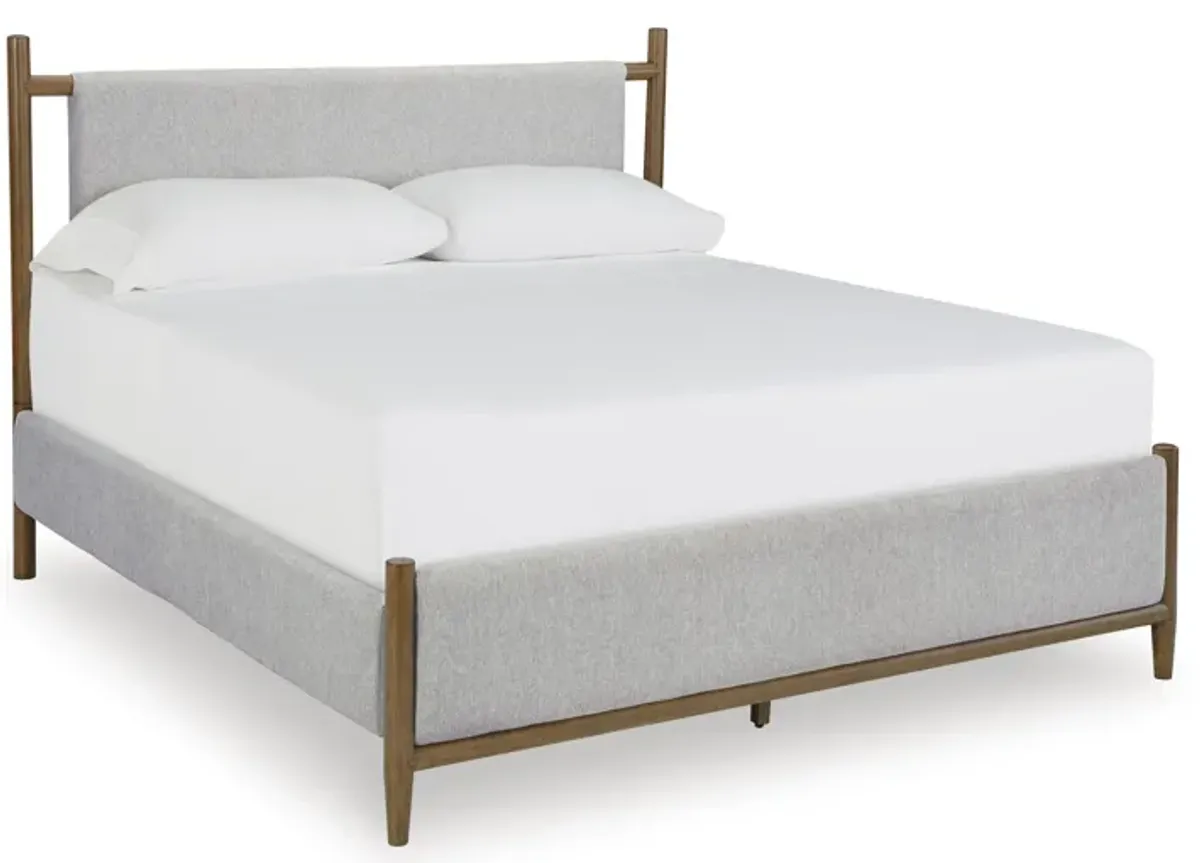 Lyncott Queen Upholstered Panel Bed