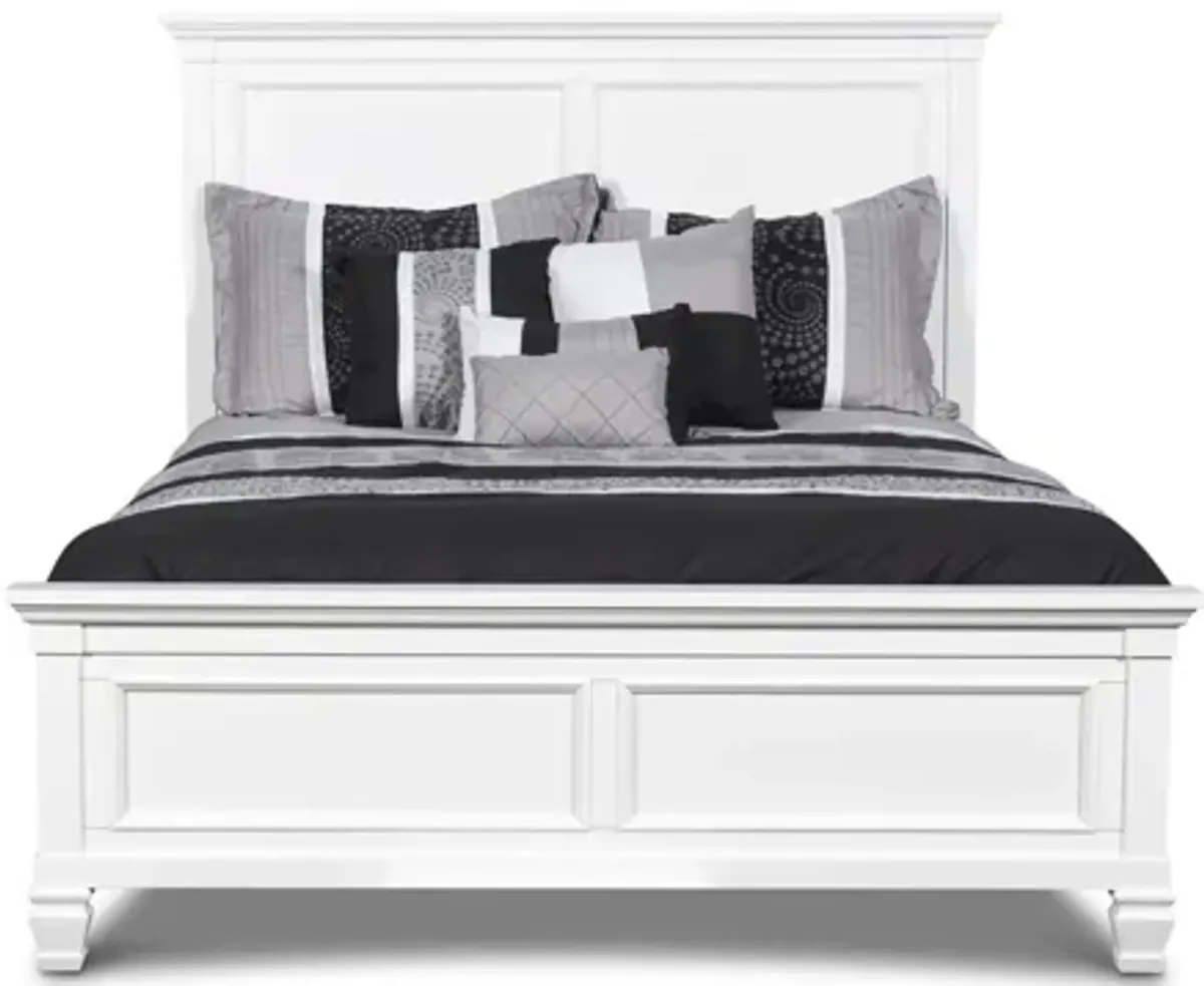 Tamarack White Full Panel Bed