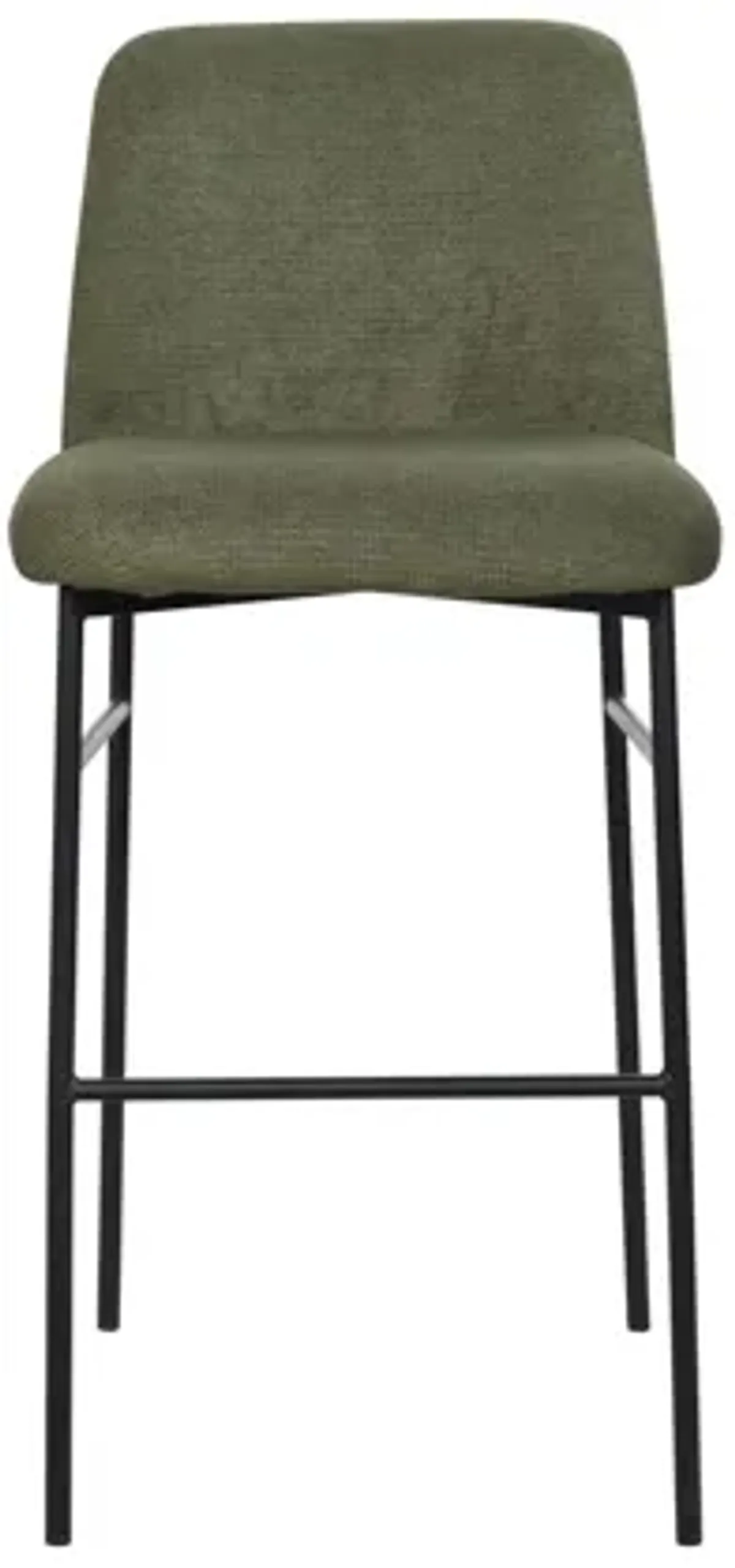 Erik Bar Chair with Black Metal Frame (Set of 6) - Green