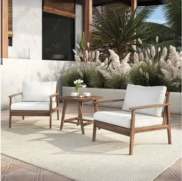 Ashton 3 Piece Outdoor Set - Natural