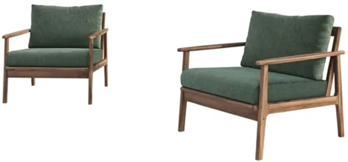Ashton Patio Club Chair (Set of 2) - Moss Green