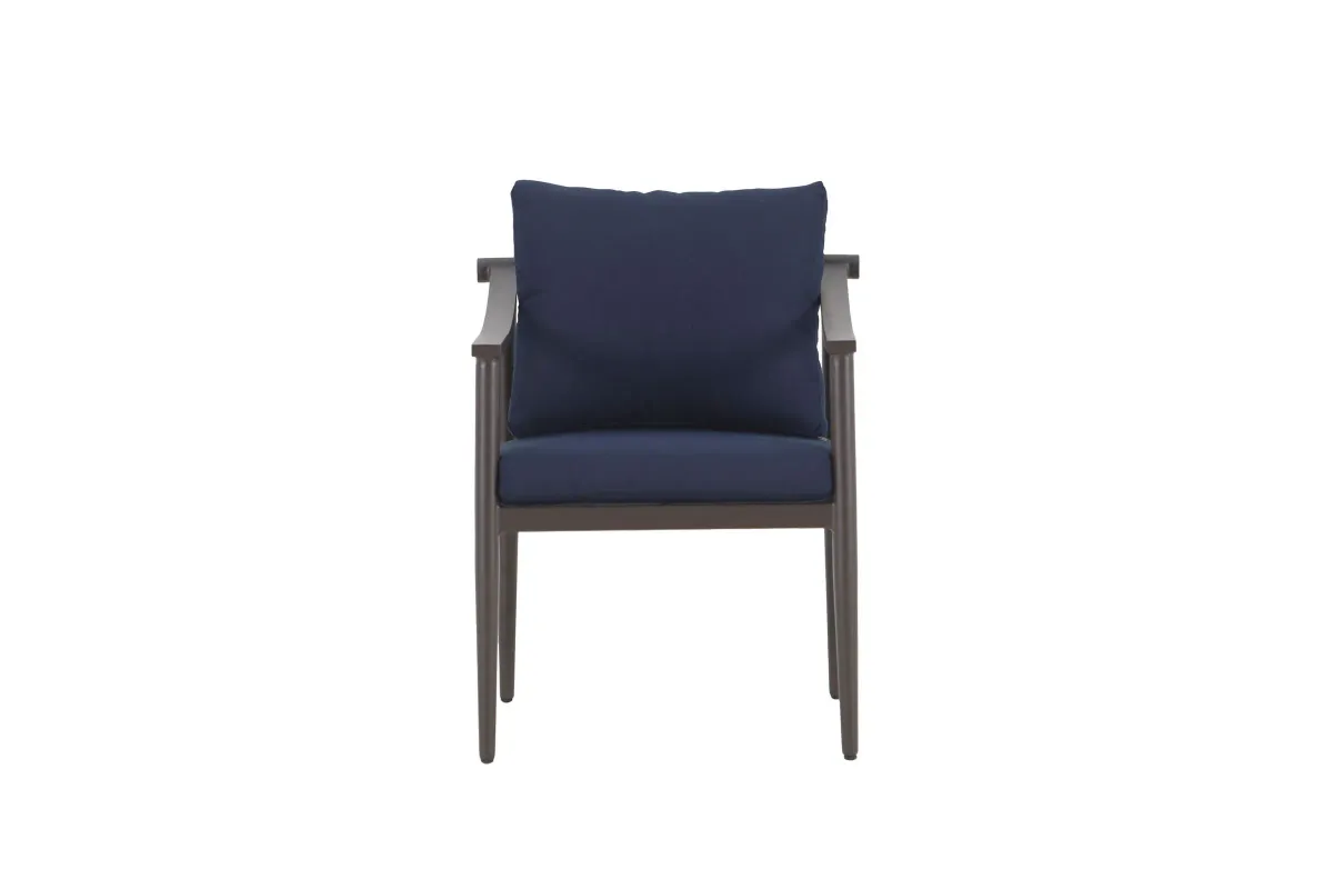 Moana Patio Side Chair (Set of 2) - Blue