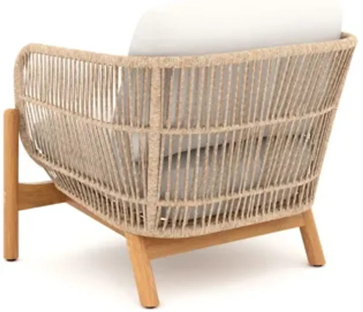 Solstice Rope Club Chair - Linen Beige