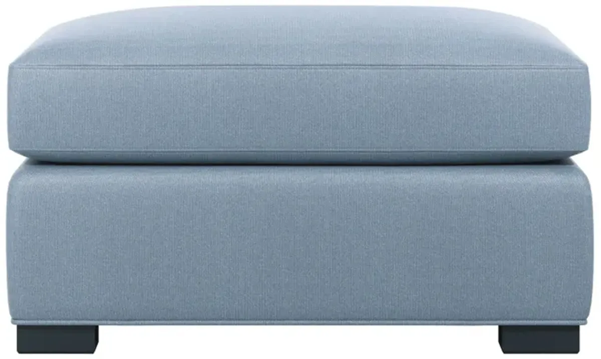 Harmonie Blue Ottoman