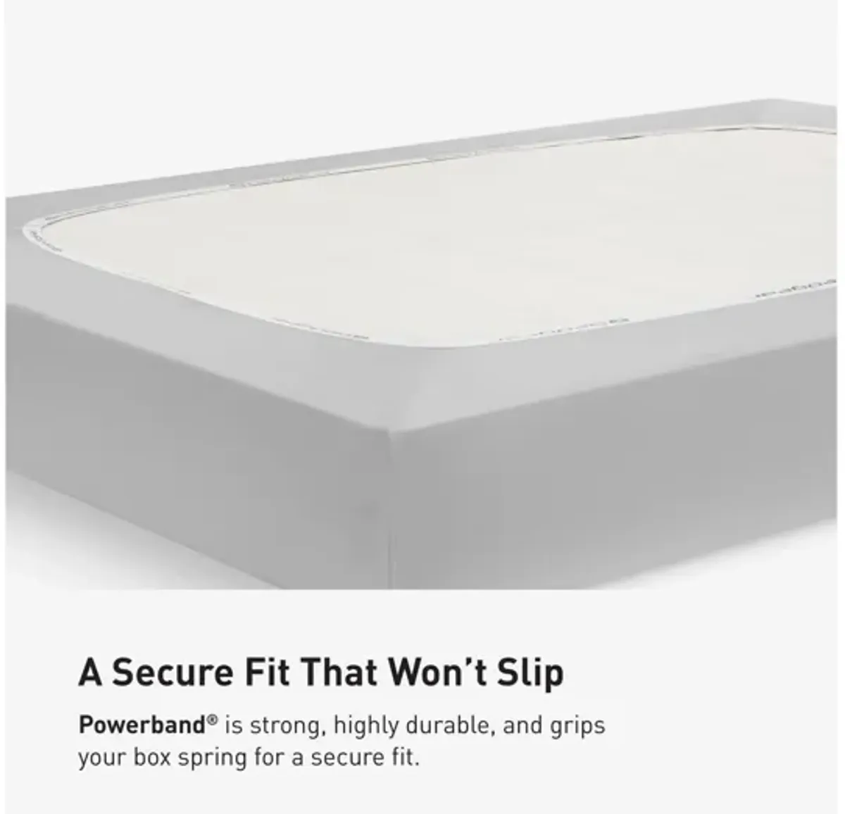 Bedgear® Dri-Tec Performance® Light Grey King Foundation Cover