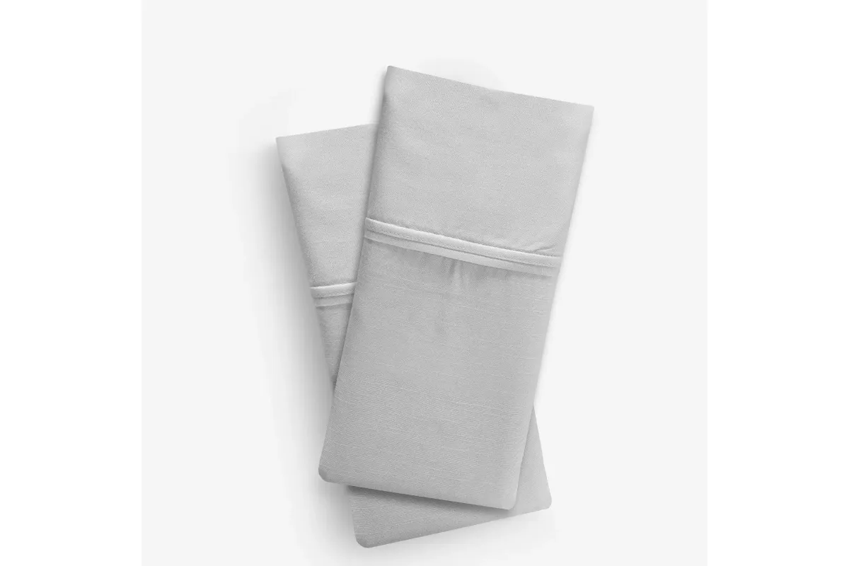 Bedgear® Hyper-Linen™ Light Grey Queen Pillowcase Set of 2