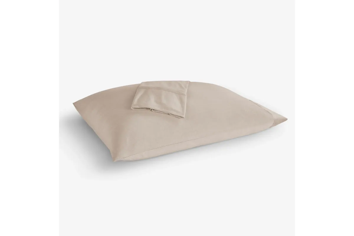 Bedgear® Hyper-Wool Flannel Performance® Beige King Pillowcase Set of 2