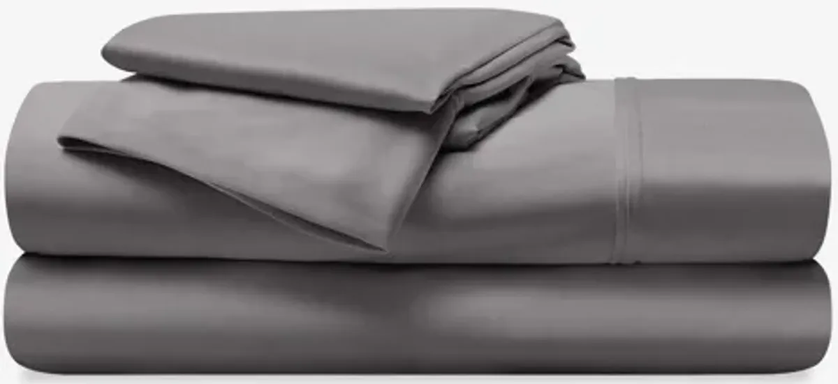 Bedgear® Dri-Tec Performance® Grey Twin/Twin XL Deep Pocket Sheet Set