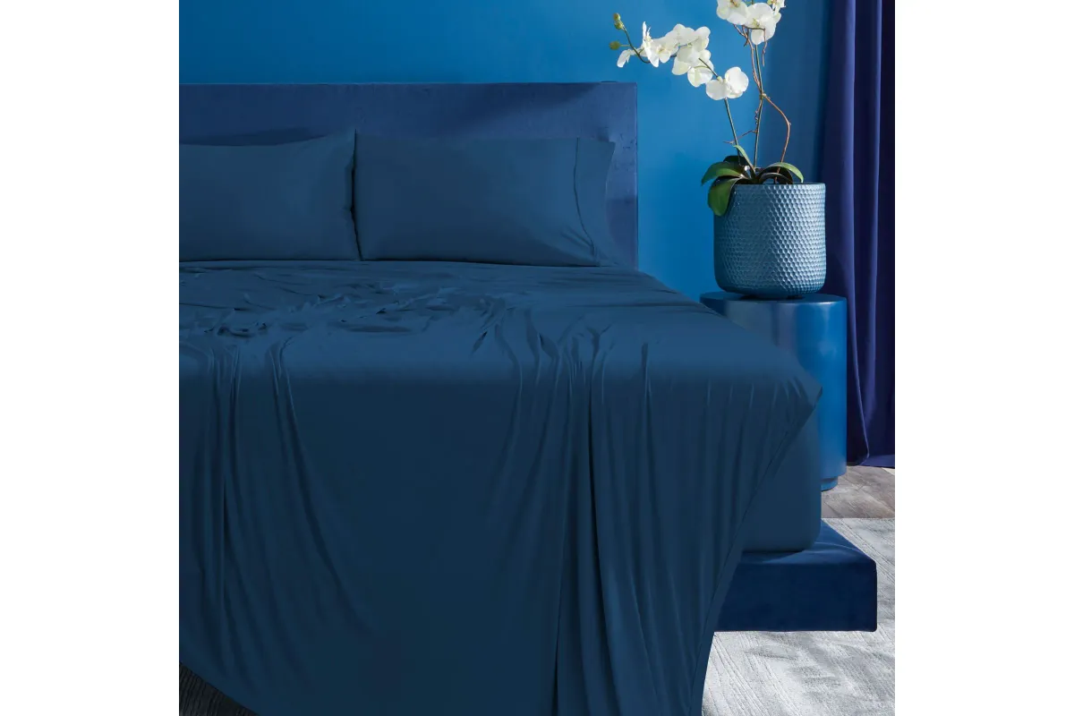 Bedgear® Ver-Tex Performance® Navy Queen King Sheet Set