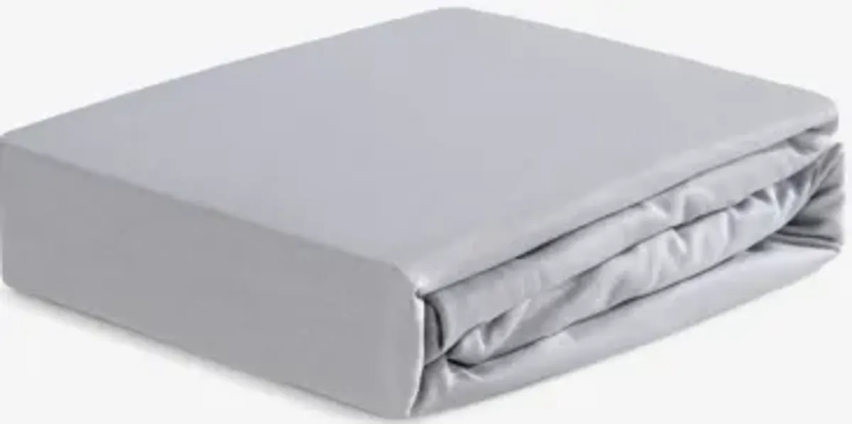 Bedgear® Dri-Tec Performance® Light Grey Fitted Crib Sheet