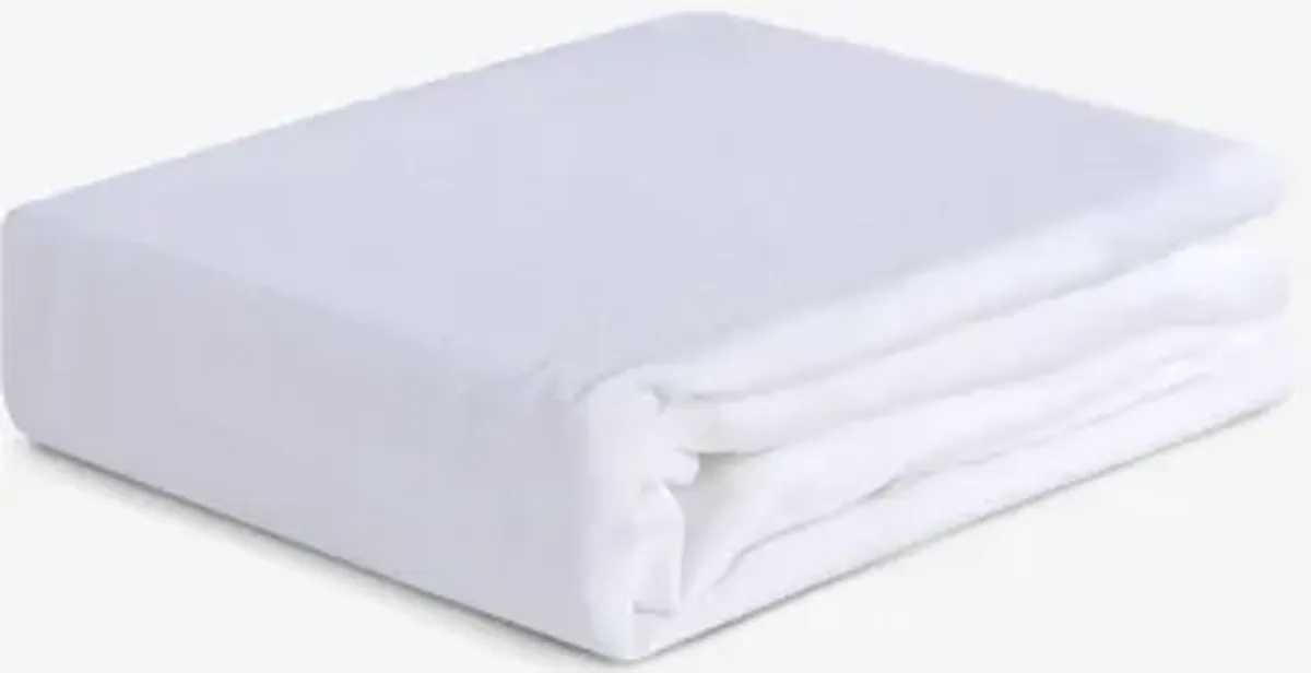Bedgear® Hyper-Linen™ Bright White Fitted Crib Sheet