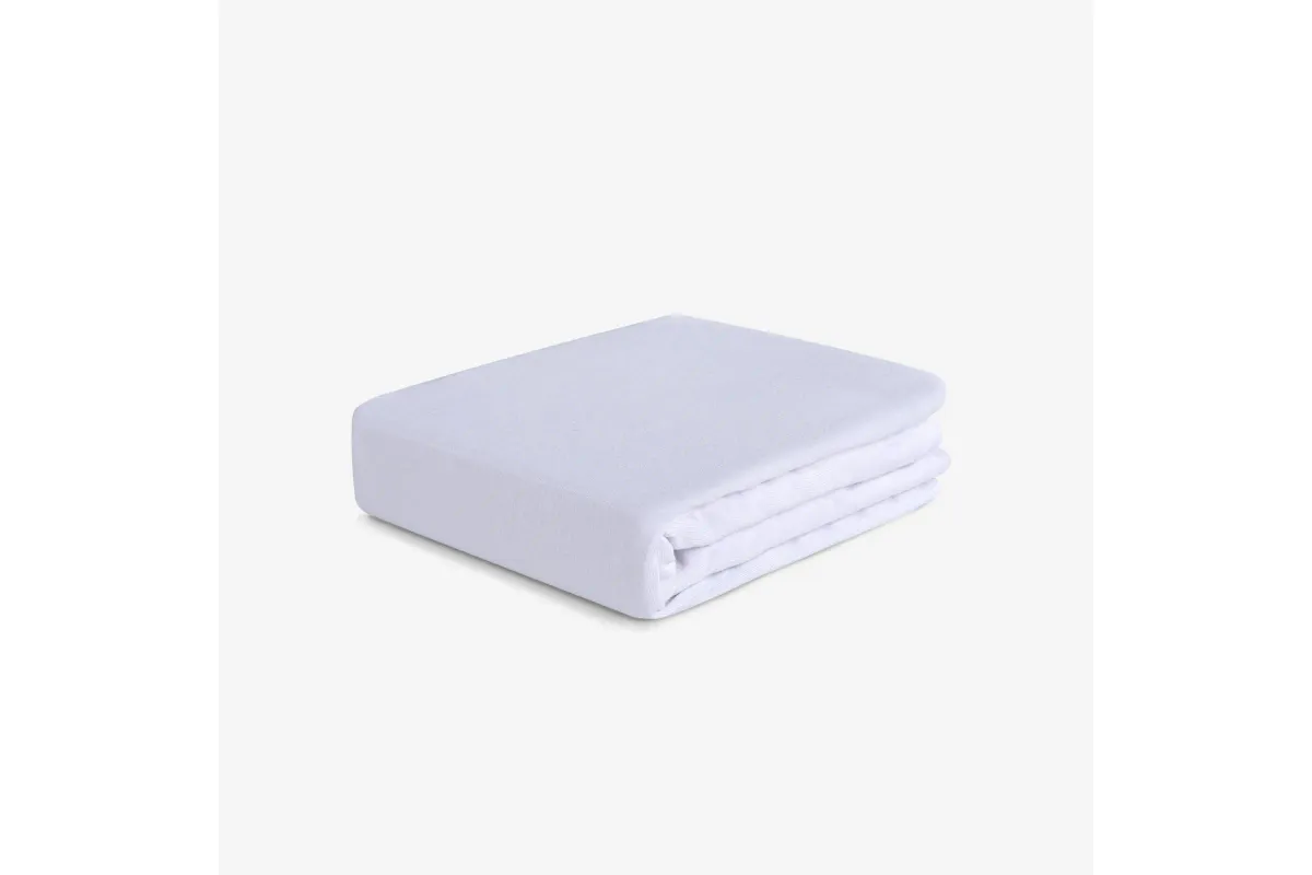 Bedgear® Hyper-Wool Flannel Performance® Bright White Fitted Crib Sheet