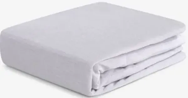 Bedgear® Hyper-Wool Flannel Performance® Light Grey Fitted Crib Sheet