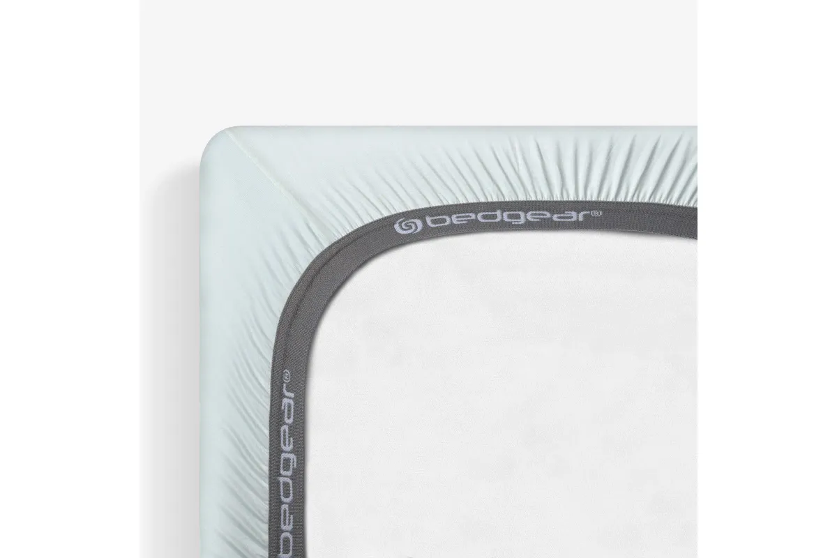 Bedgear® Dri-Tec Performance® Light Green Fitted Crib Sheet