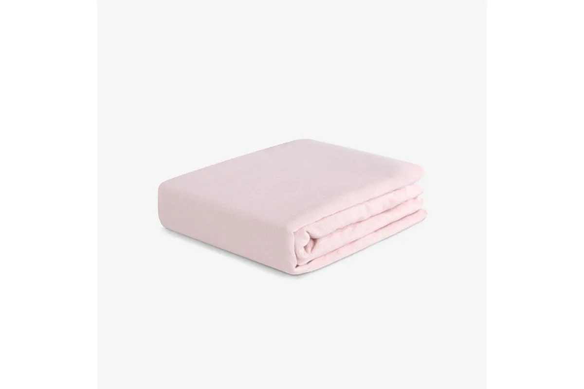 Bedgear® Hyper-Wool Flannel Performance® Light Pink Fitted Crib Sheet