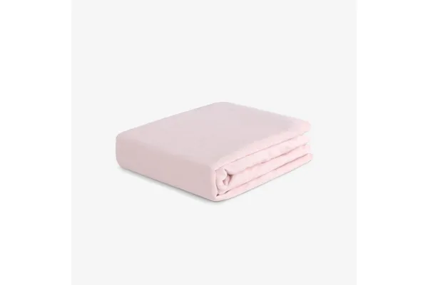 Bedgear® Hyper-Wool Flannel Performance® Light Pink Fitted Crib Sheet